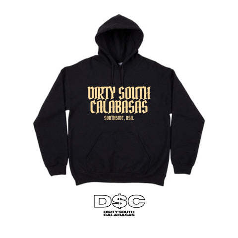 D$C “SOUTHSIDE” Hoodie (BLACK CRÈME DE LA CRÈME)